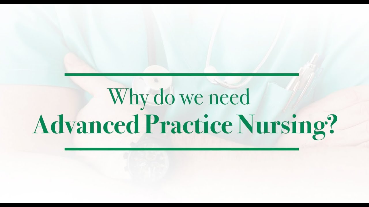 Why do we need Advanced Practice Nursing in Pakistan?