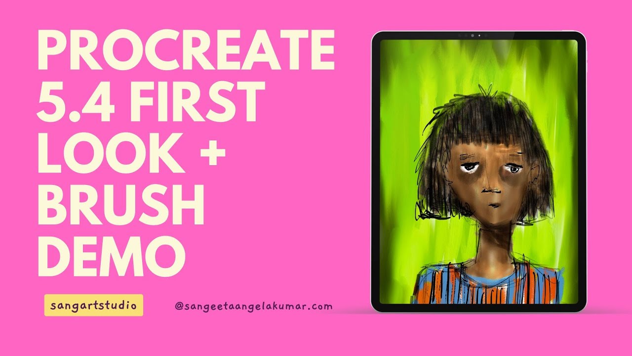 Procreate 5.4 First Look + Brush Demo