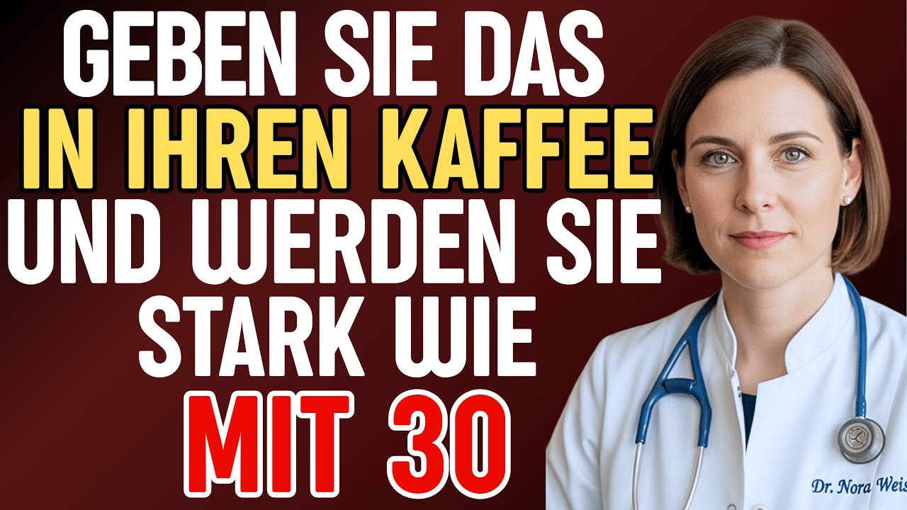 DR. NORA WEISS WARNT: NIE WIEDER Muskeln verlieren! FÜGEN SIE DAS Ihrem Kaffee JETZT hinzu (60+)