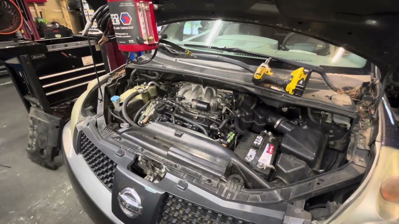 2005 Nissan quest   Codigo p0507.   Demasiado aire en el  rpm fix
