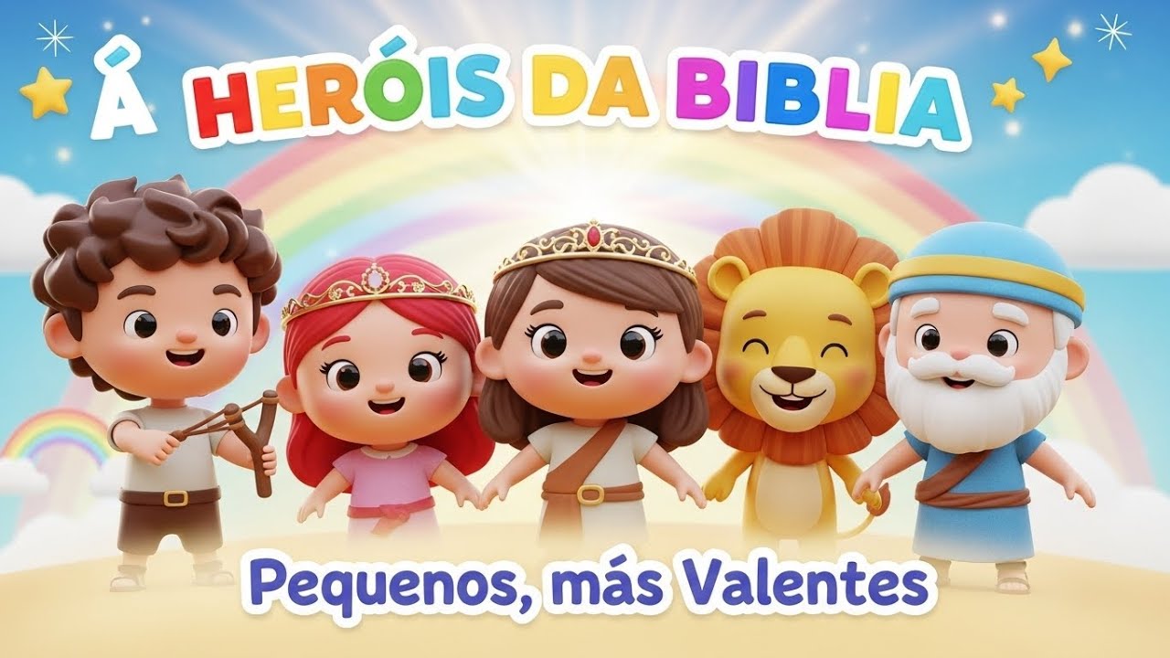 Heróis da Bíblia – Pequenos, mas Valentes | Música Gospel Infantil