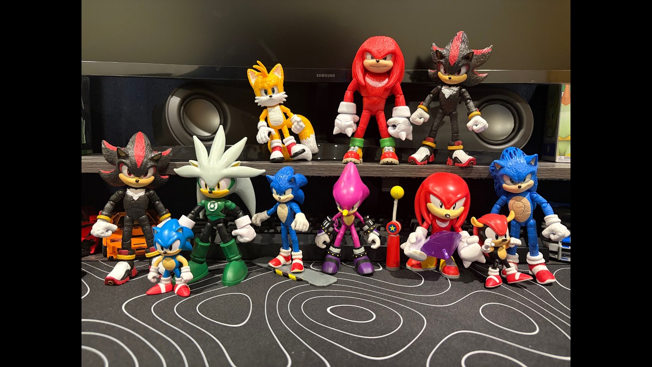 My sonic the hedgehog figure collection