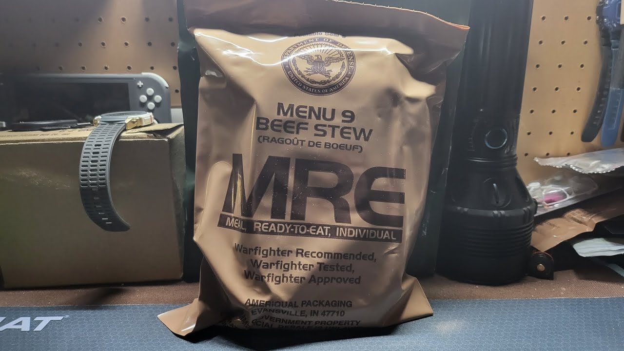 ОБЗОР ТУШЕНОЙ ГОВЯДИНЫ (США) MRE №9