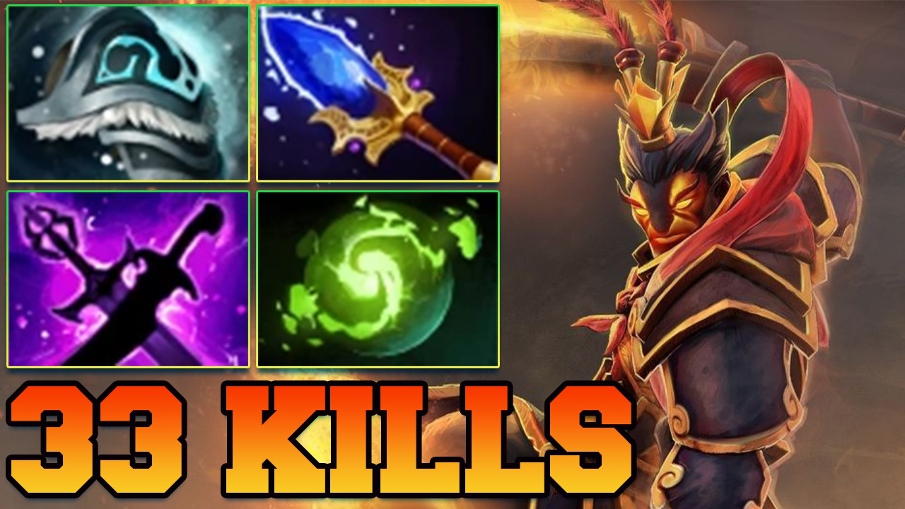 Rampage + 33 Kills Ember Spirit Solo Carry ! Ember Spirit Dota 2 Carry Mid Lane Pro Gameplay 7.40