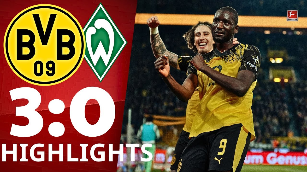 Borussia Dortmund - SV Werder Bremen | 3:0 | Highlights | Bundesliga, 17. Spieltag 2025/26