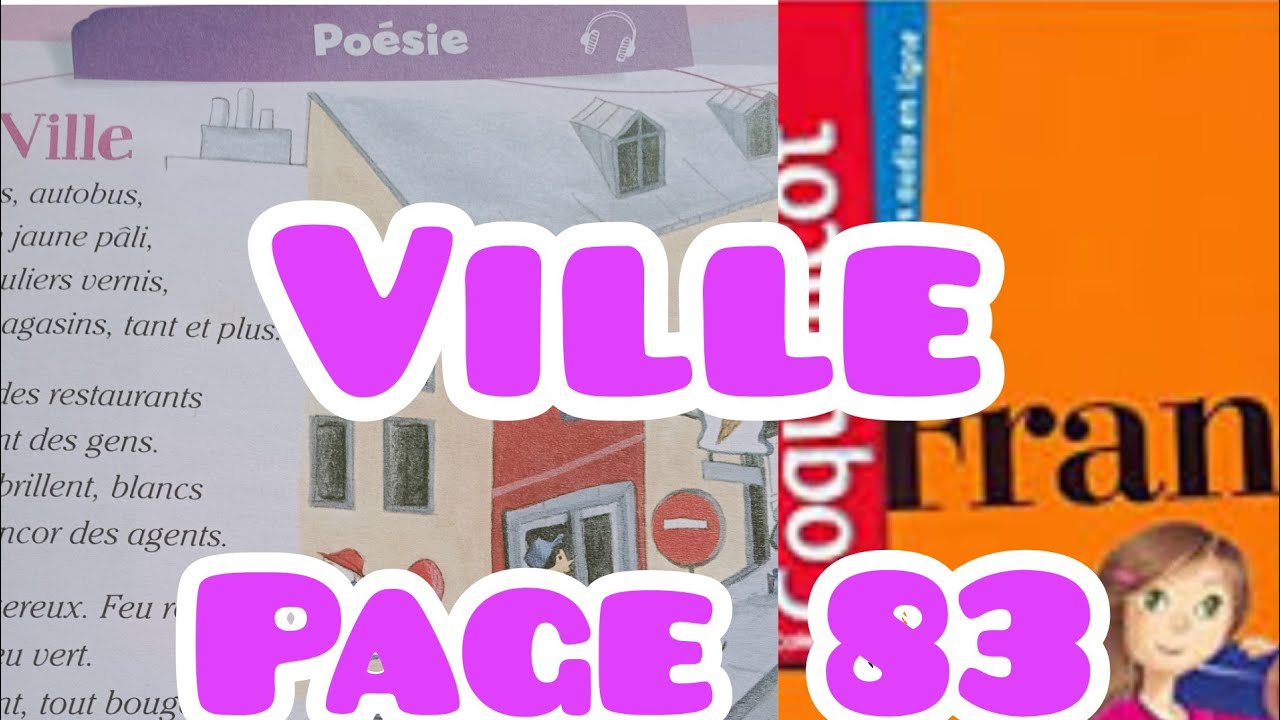 ville, page 83, coquelicot CM1, unité 7, la poésie
