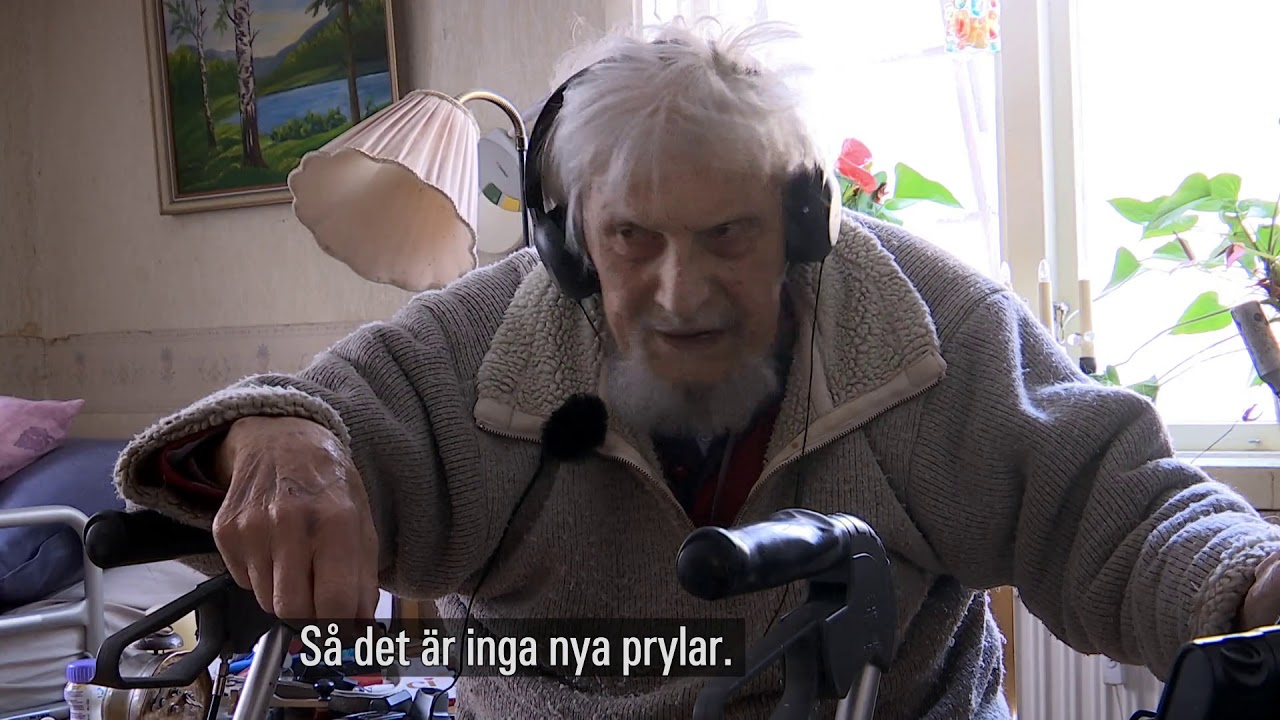Lokala Nyheter Skåne - Äldste radioamatören van att köra på distans