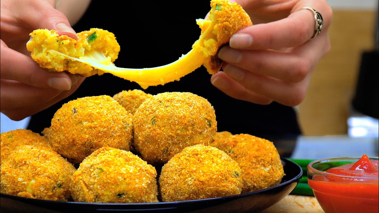 БОМБА Рецепт! БЕЗ Масла! | Быстрая Закуска | Cheese bombs  | Кулинарим с Таней