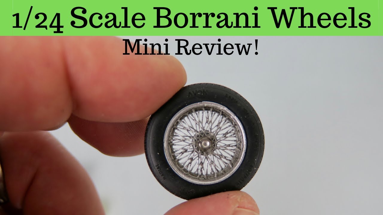 1/24 Scale Borrani Wire Wheels