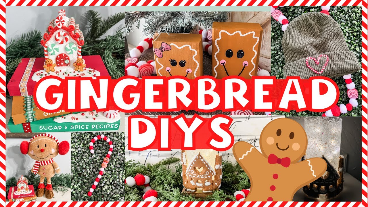 🎄Charming DIY Gingerbread Christmas Home Decor on a Budget! NEW Festive Holiday Craft Ideas for 2025