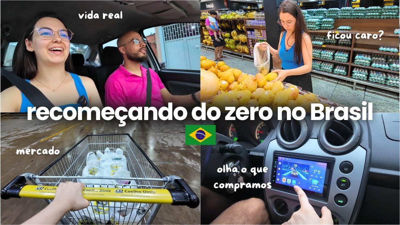 READAPTAÇÃO NO BRASIL 🇧🇷 compras da semana pela primeira vez, vamos reformar o quarto da sogra?