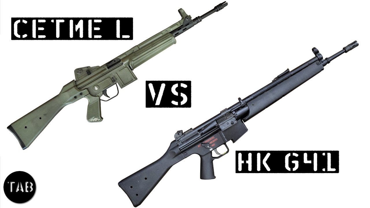 Винтовки калибра 5,56 с роликовым затвором: CETME L против Heckler & Koch G41