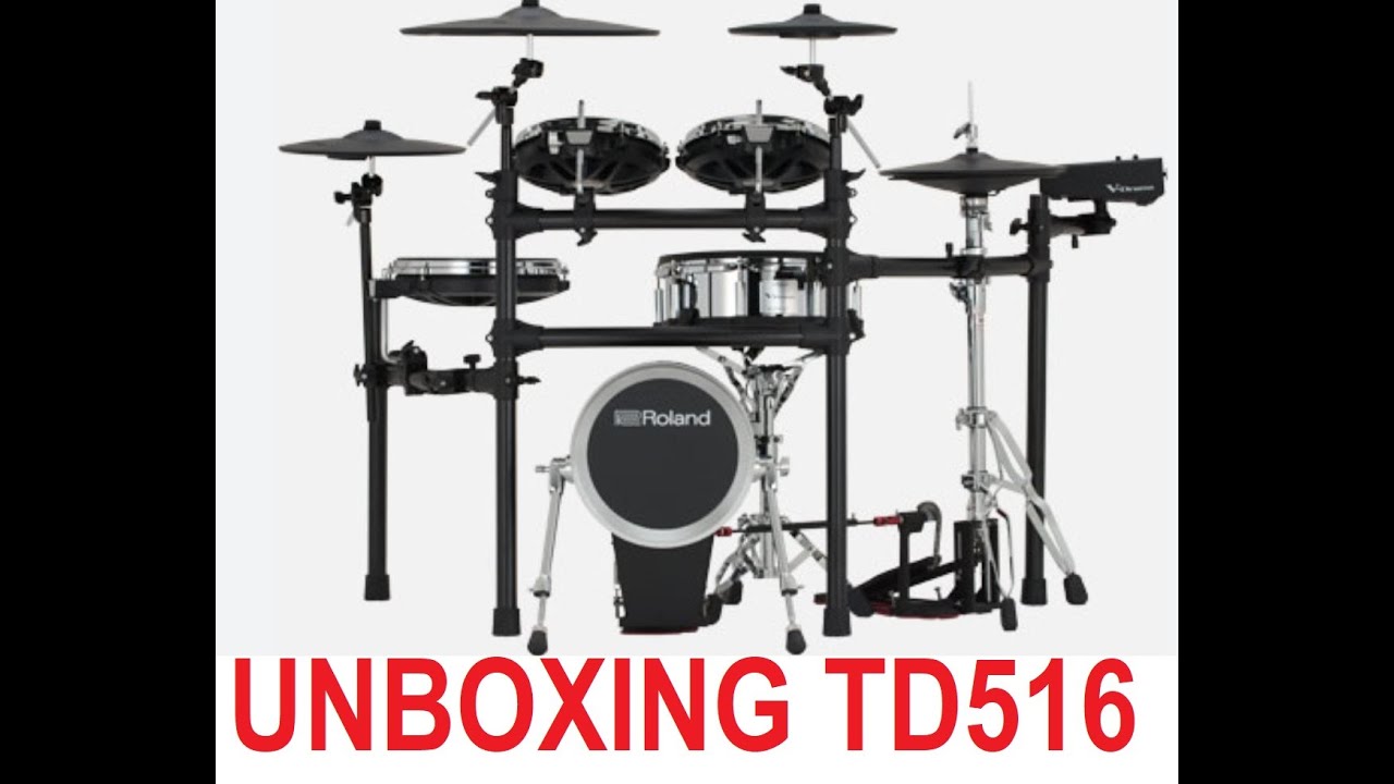 Unboxing new Roland TD516