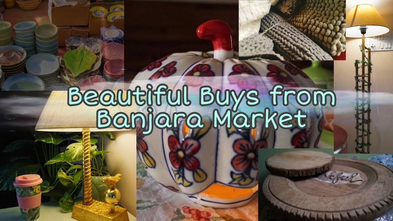 Banjara Market Haul | Beauty of street shopping | Winter collection for New Year Decoration