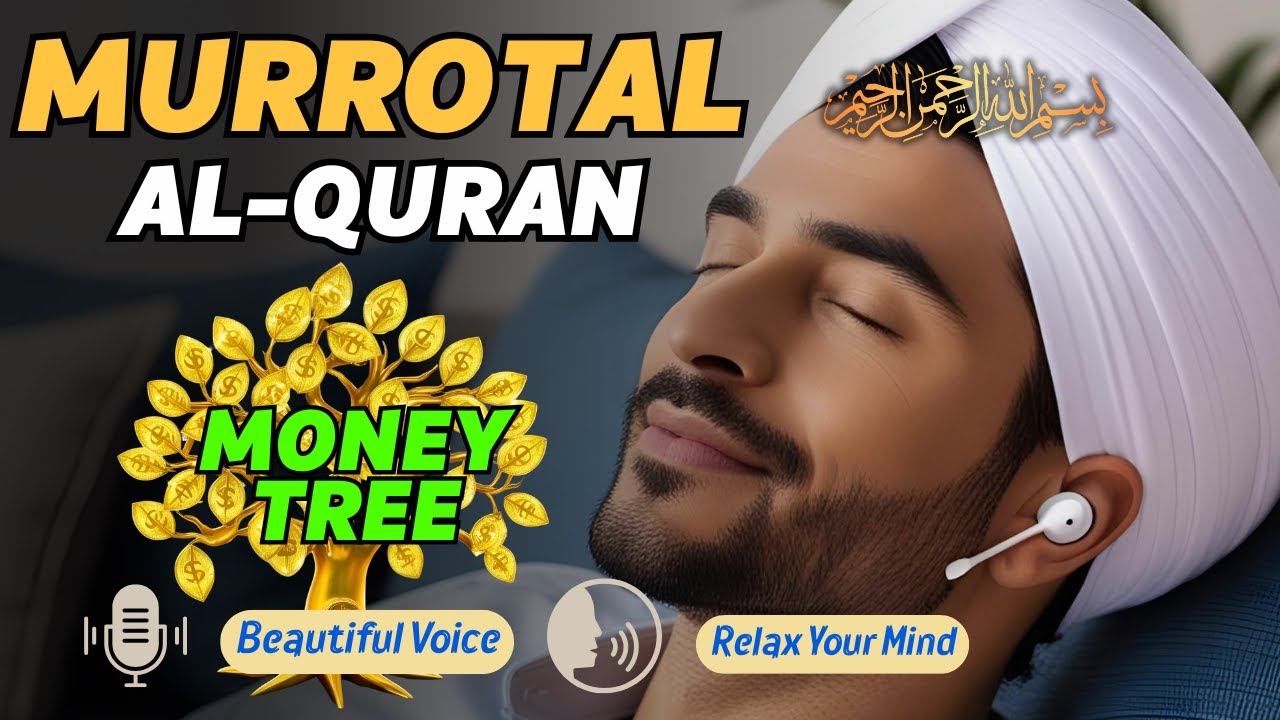 Al Quran Merdu Pengantar Tidur Al Mulk, Ar Rahman, Al Waqiah, Penenang Hati & Pikiran Cemas Insomnia