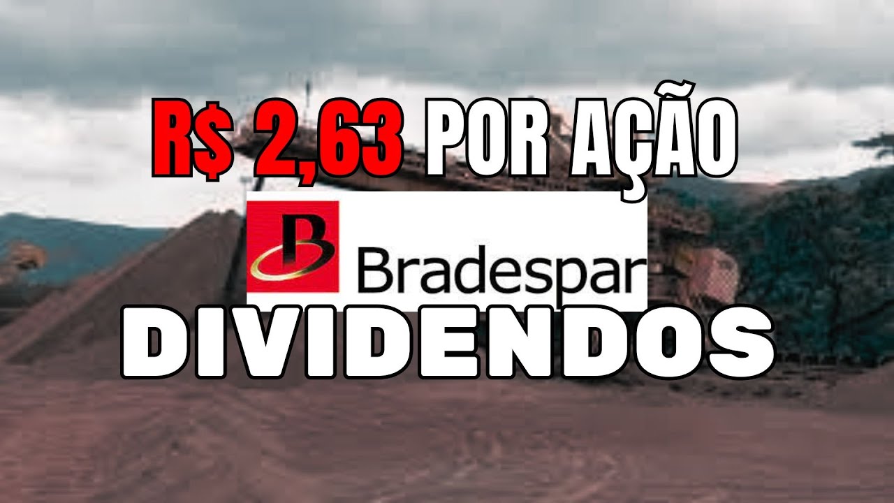 BRAP4/3 BRADESPAR R$ 2,63 POR A&Ccedil;&Atilde;O MUITOS DIVIDENDOS E VALORIZA&Ccedil;&Atilde;O?
