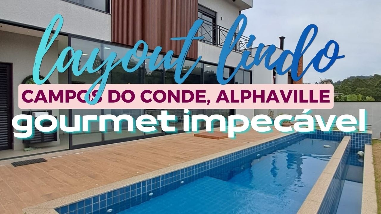CASA COM PÉ DIREITO DUPLO EM RESIDENCIAL CAMPOS DO CONDE | VENDA ALPHAVILLE SP