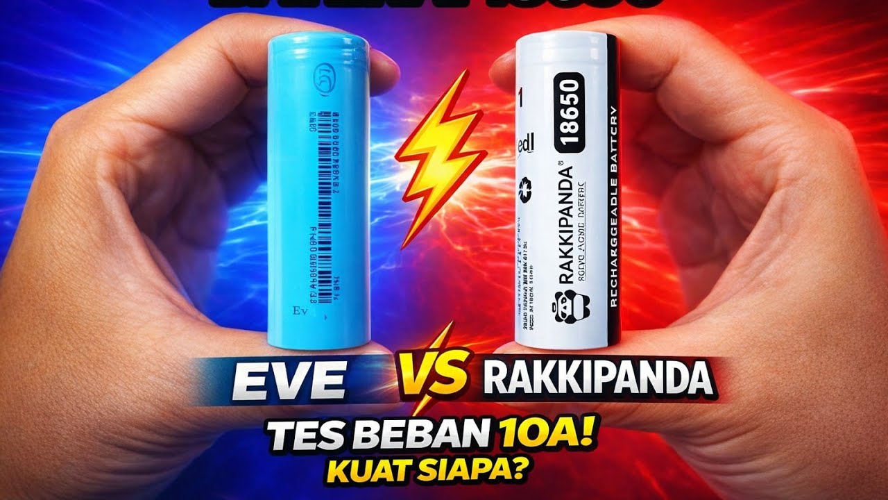 Adu Performa EVE vs. Rakkipanda 18650!