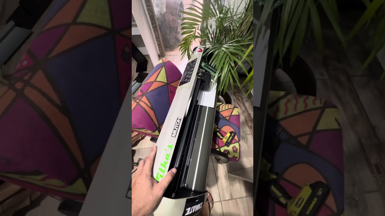 Manutenção plotter foison 04/04/24 vídeo 1