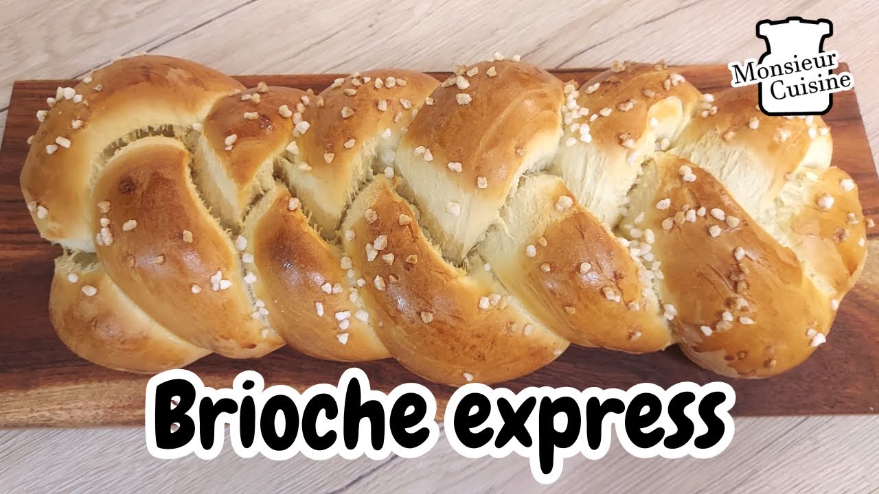 BRIOCHE EXPRESS AVEC MONSIEUR CUISINE | Façon pain au lait 👍