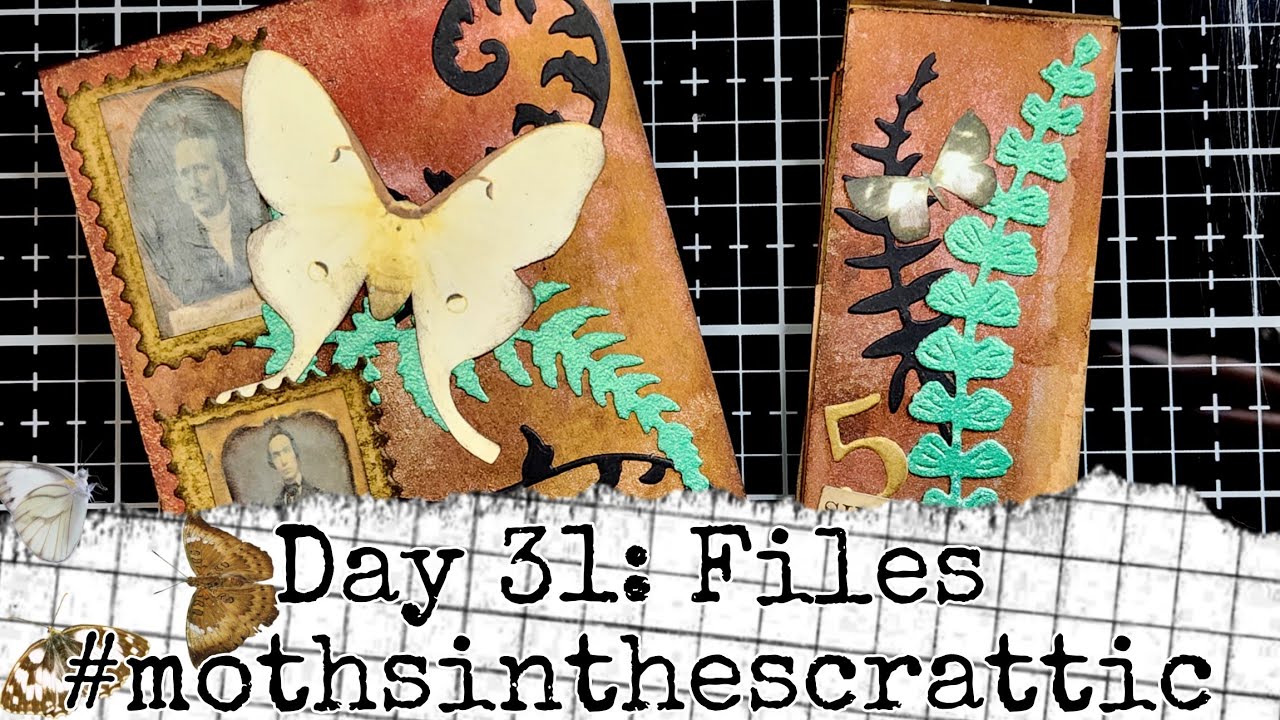 #mothsinthescrattic Day 31 - Files - File Tabbed Matchbook Notepad