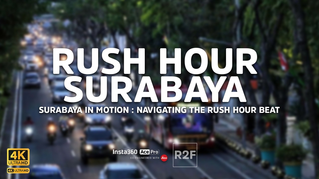 SURABAYA MORNING RUSH HOUR ASMR (Part 1) || Kalau berangkat kerja pasti macet | Waru - Ahmad Yani