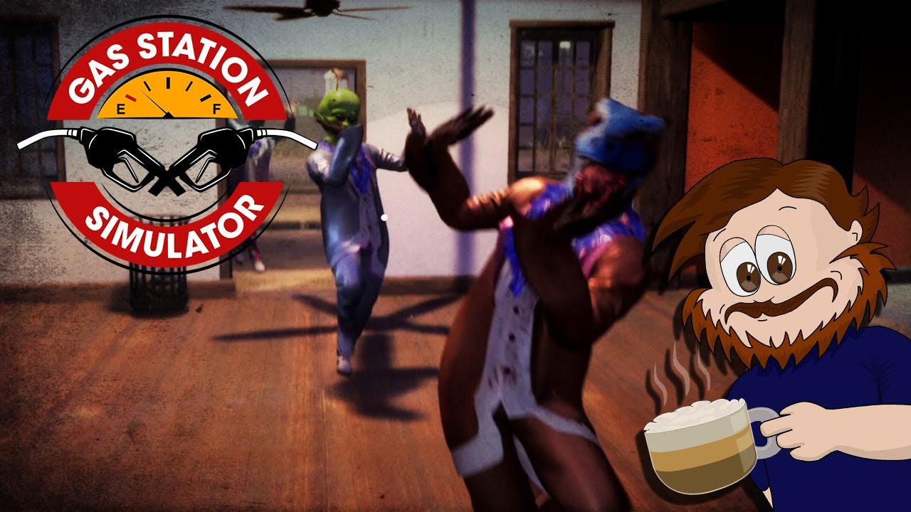 Gas Station Simulator E3 Najazd Imprezowiczów!