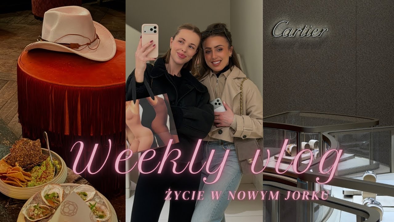 Weekly vlog z Nowego Jorku: weekend z przyjaciółmi, urodziny w kowbojskim stylu, wiosna???