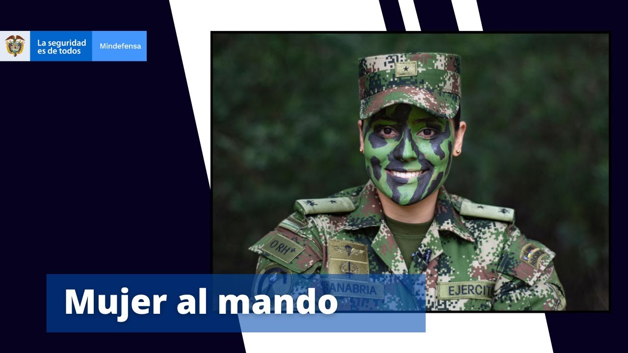 Subteniente Erika Sanabria, mujer al mando de radioperadores del Ejército Nacional #DíaDeLaMujer
