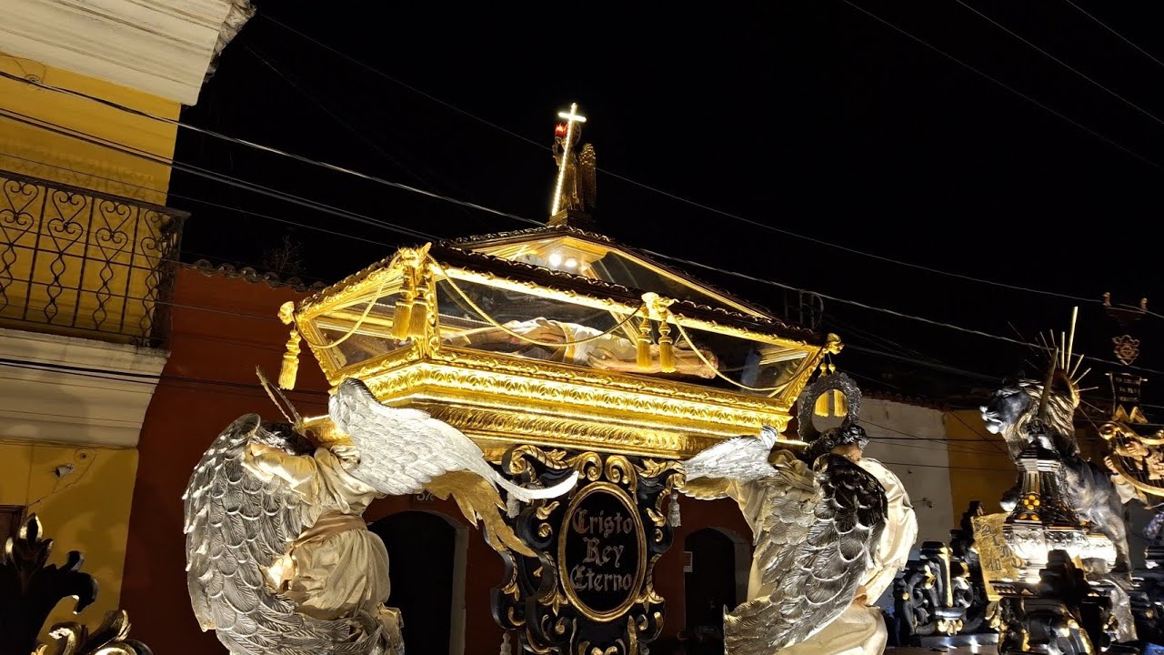 Señor Sepultado de la EdC | Sepultado de la Escuela de Cristo Viernes Santo 2025 - Antigua Guatemala