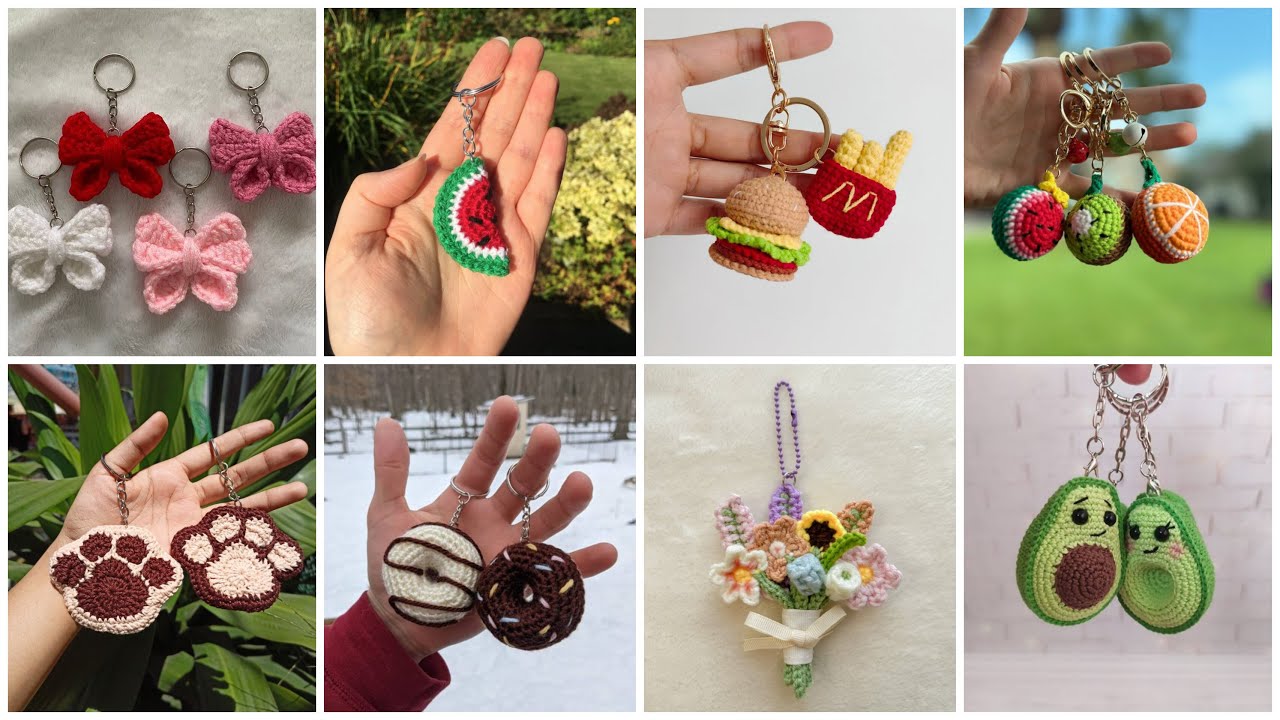 Latest Crochet Keychain Patterns 2025 | Cute Crochet Keychain | Crochet Keychain Ideas