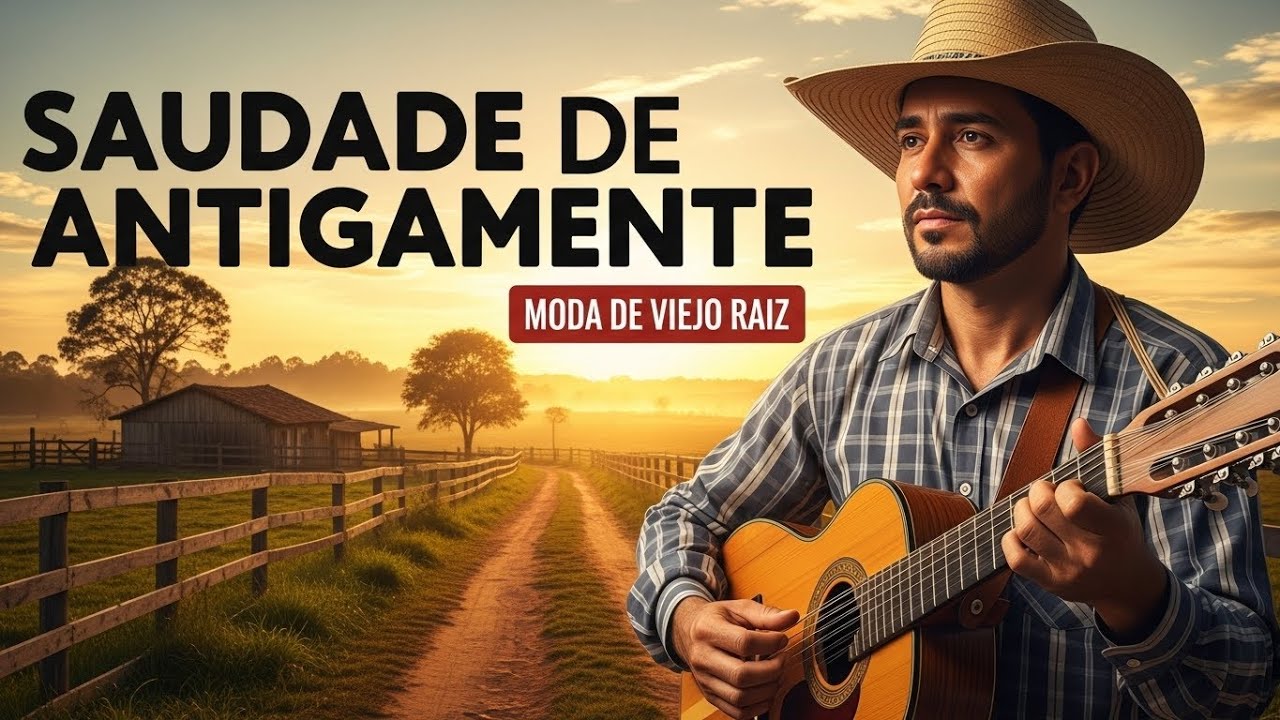 SAUDADE DE ANTIGAMENTE — Moda de Viola Raiz | Bora de Sertanejo