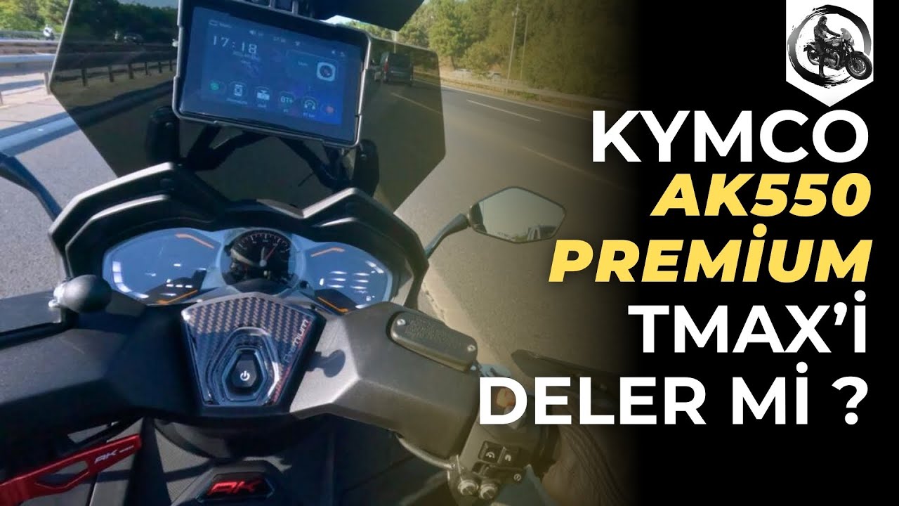 Kymco AK550 Premium Motovlog İnceleme | Tmax i Deler mi ?