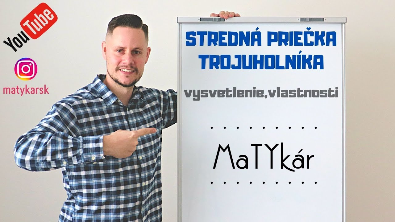 STREDNÁ PRIEČKA TROJUHOLNÍKA - vysvetlenie, vlastnosti
