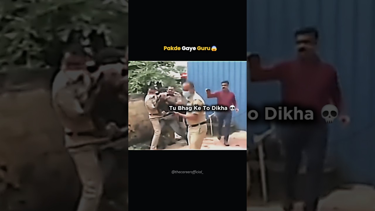 Brave policeman 🇮🇳😱 #respect #soldier #police #brave #india #shorts #short