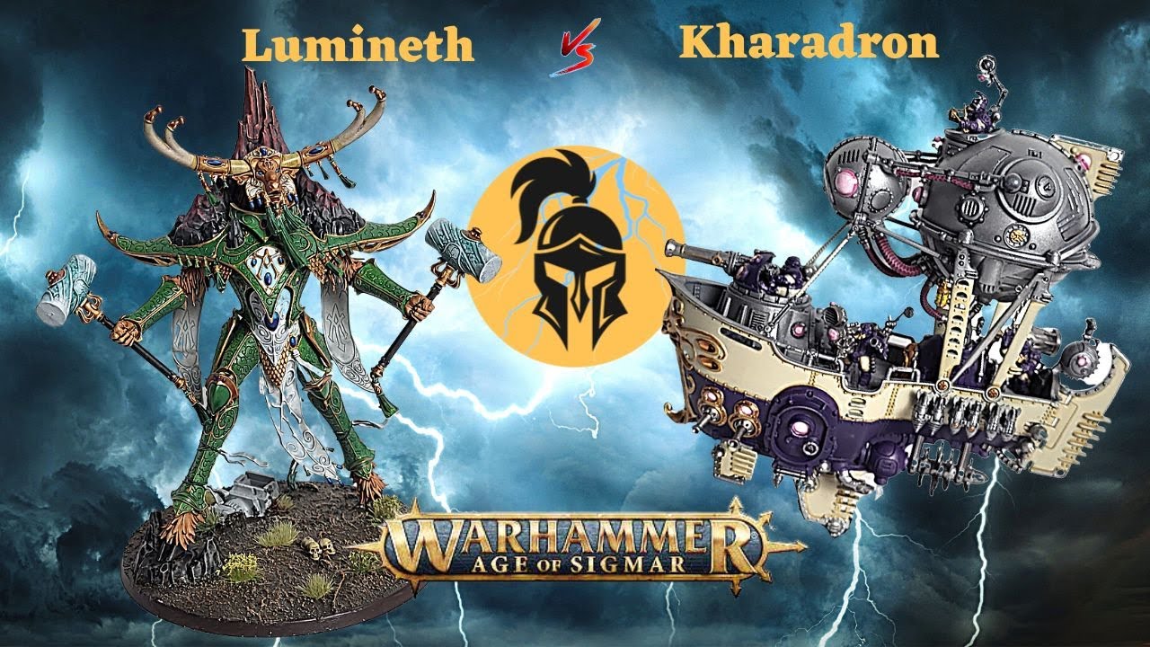 Age of Sigmar Battle Report: Lumineth vs Kharadron Overlords: Ymetrica vs Barak Zilfin!!
