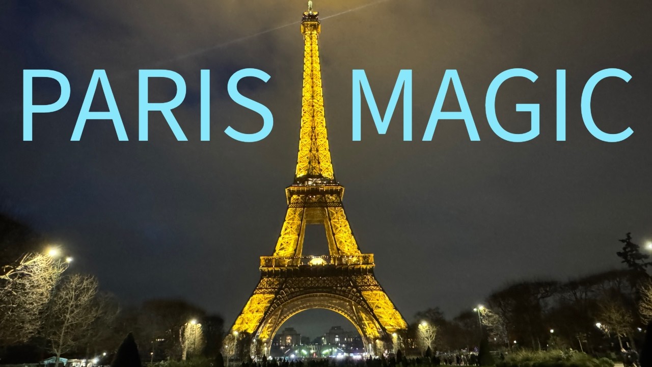 Eiffel Tower Sparks to LIFE at Night!