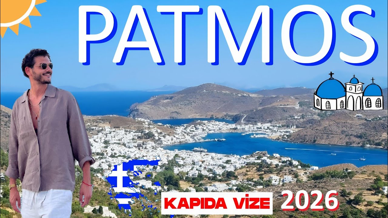 PATMOS ADASI 🇬🇷 | Kapı Vizesi'nin Mykonos'u Ulaşım Tatil Rehberi | Yunanistan Vlog