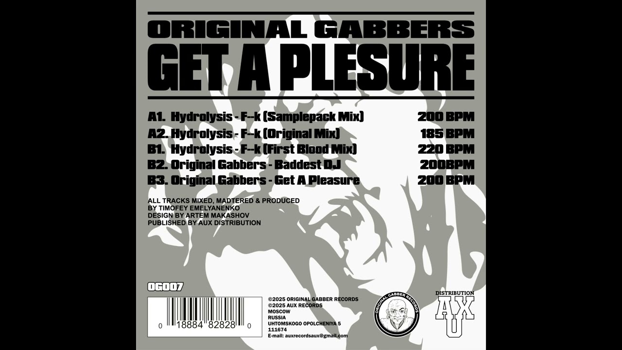 Original Gabbers - Get Pleasure (Hardcore / Gabber)