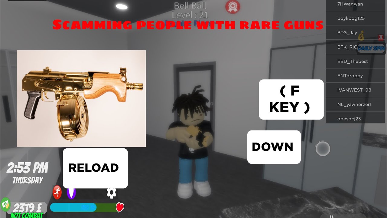 Scamming people with rare guns in South London 2