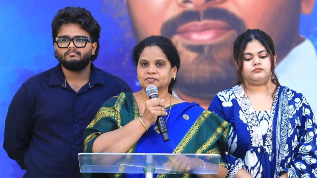 పాస్టర్ పరంజ్యోతి గారి భార్య తన భర్త గురించి కొద్ది మట్టల్లో.. Memorial service 