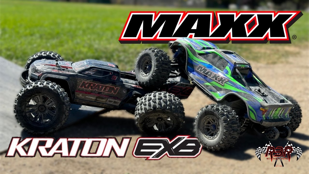 Kraton 6s EXB Vs MAXX | BASHING!
