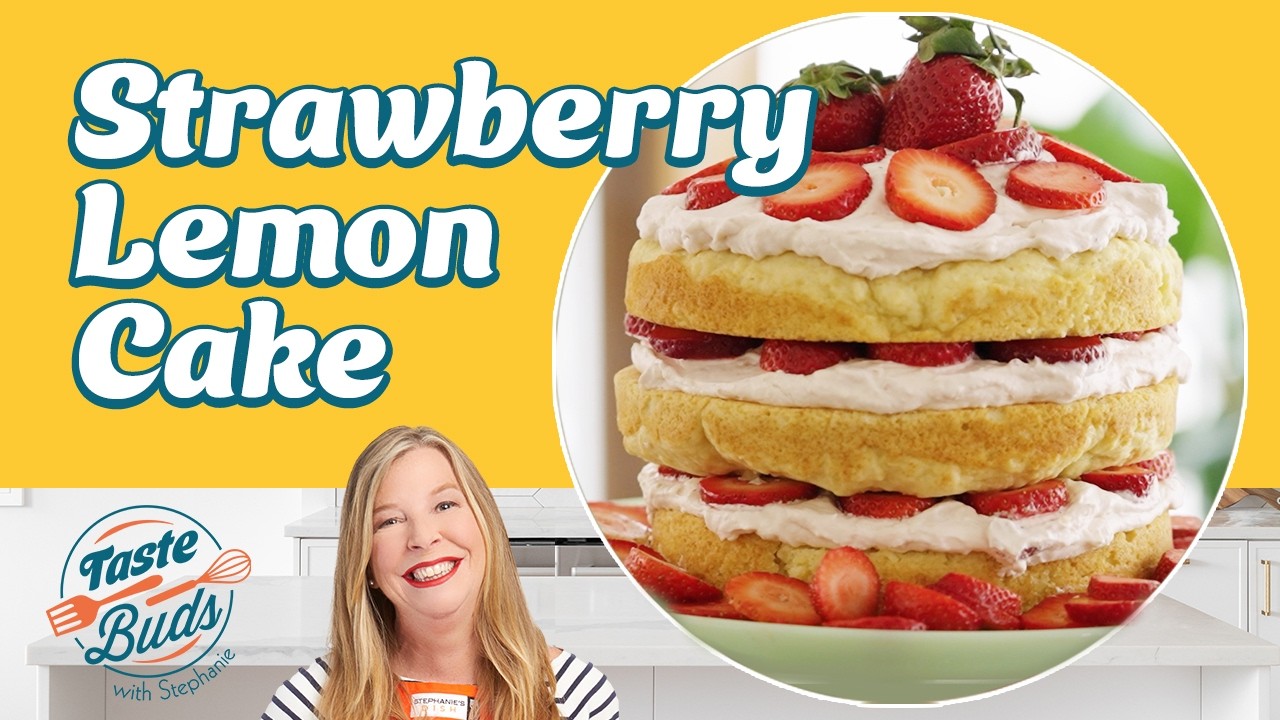 Perfect Strawberry Lemon Cake for Summer