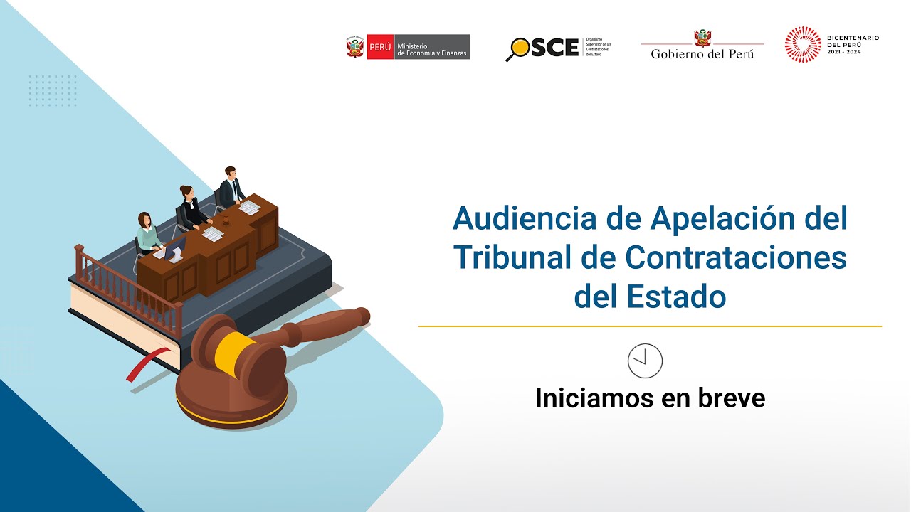 Audiencia de Apelación del Tribunal de Contrataciones del Estado - S.6.EXP.9564.2022.TCE/APELACIÓN