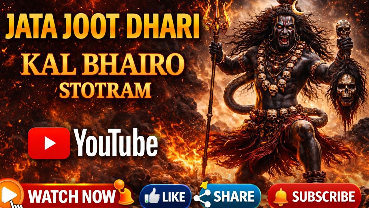 Kaal Bhairav Ashtakam | Powerful Stotram of Lord Bhairav | Remove Fear & Negativity