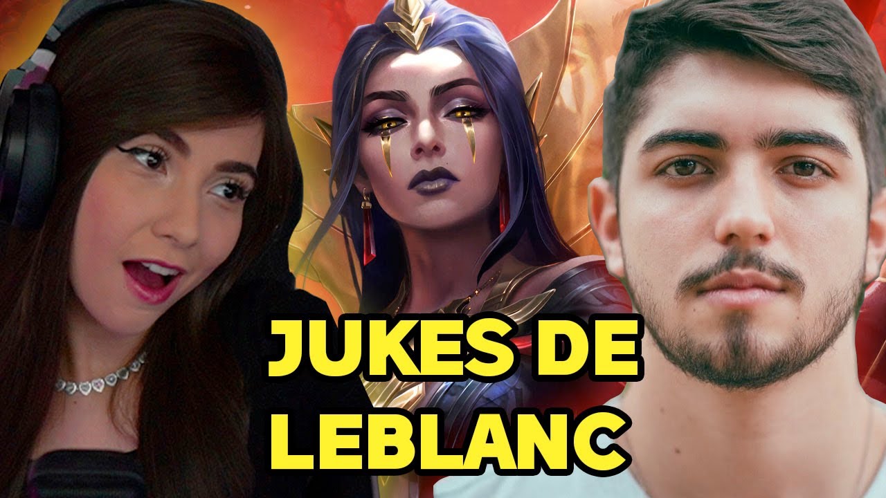 Reagindo ao JUKES JOGANDO COM A NOVA LEBLANC