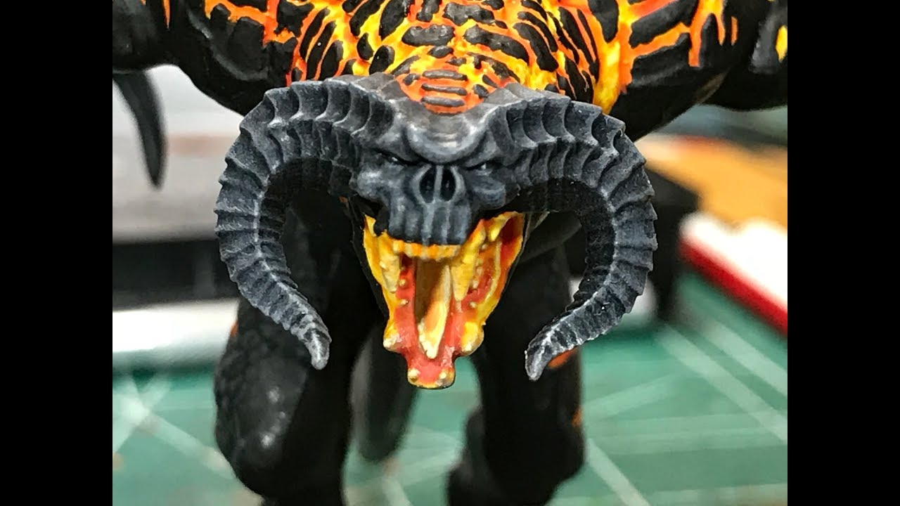 Paint a Balrog from Games Workshop