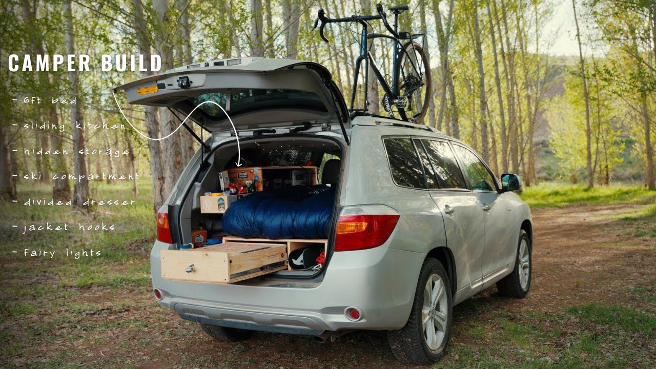 Toyota Highlander | Полная сборка кемпера и турне по индивидуальному заказу