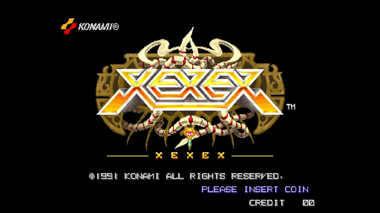 Xexex. [Arcade - Konami EAA Version]. (1991). 1 Loop. ALL. 60Fps.