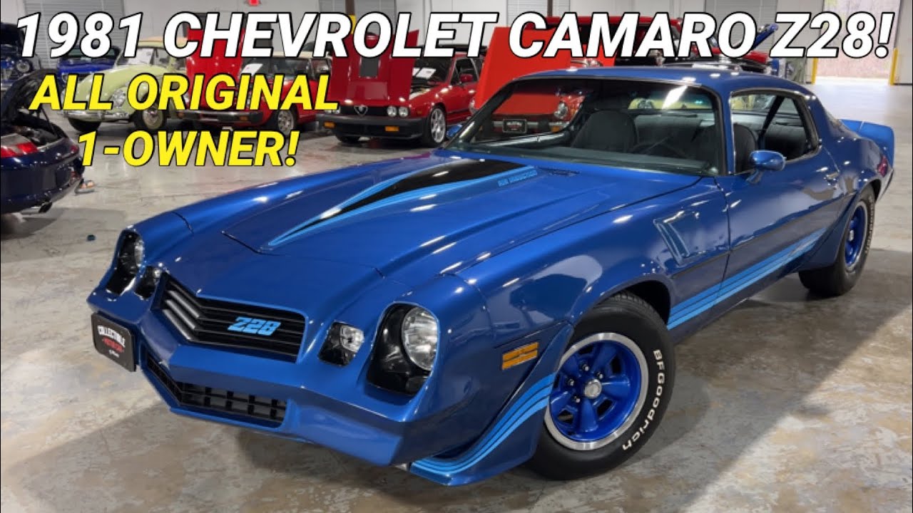 SOLD! 58K ORIGINAL MILE 1981 Chevrolet Camaro Z28 - Collectible Motorcar of Atlanta